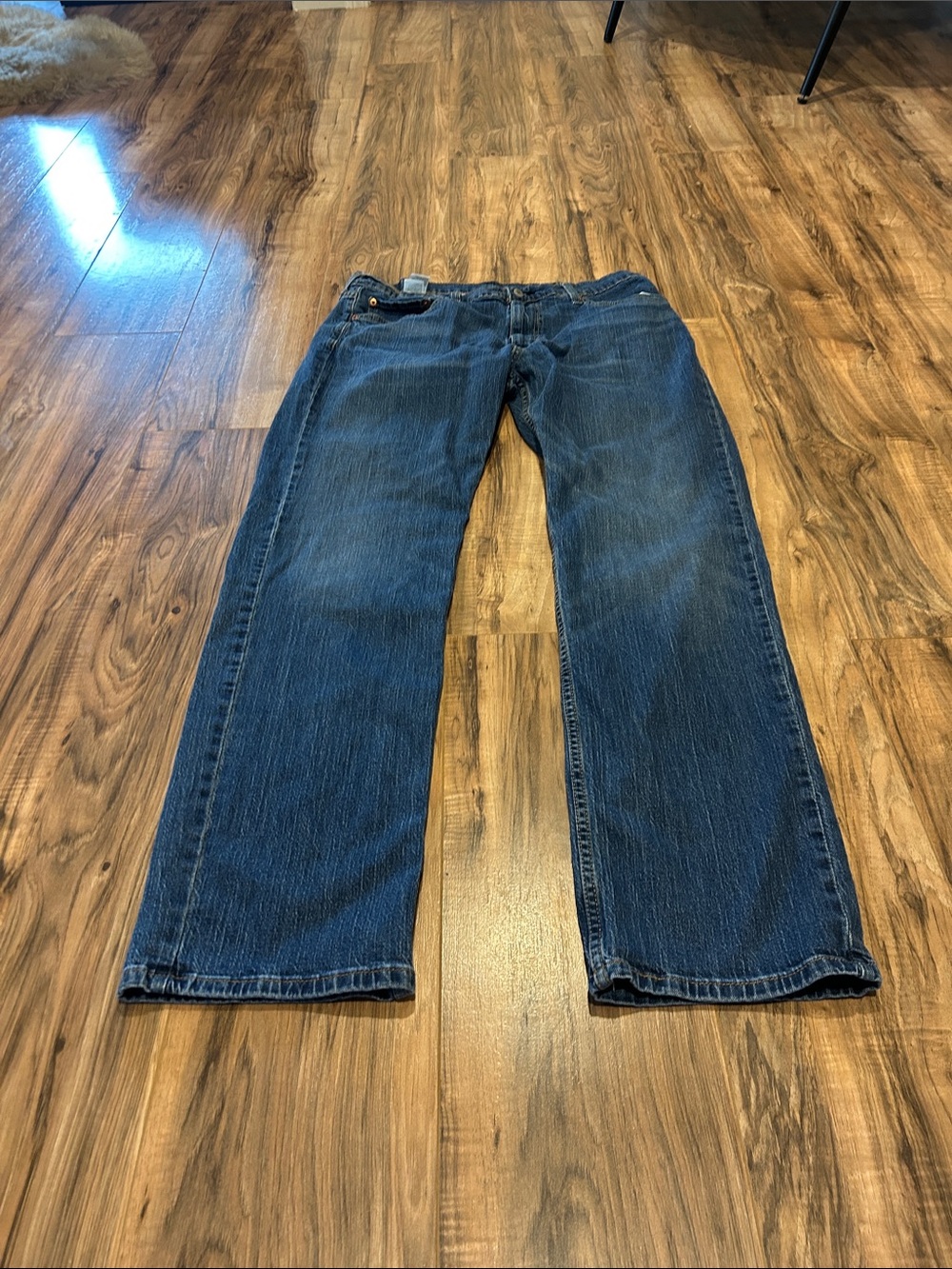 Levi's Men's Dark Blue Straight Jeans